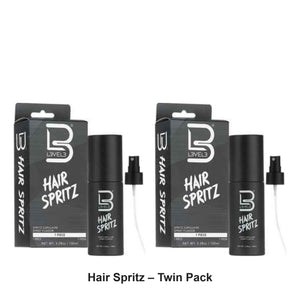 L3VEL3 - Hair Spritz – Twin Pack (2 x 100ml) – bundle contents: 2 x L3VEL3 - Hair Spritz 100ml