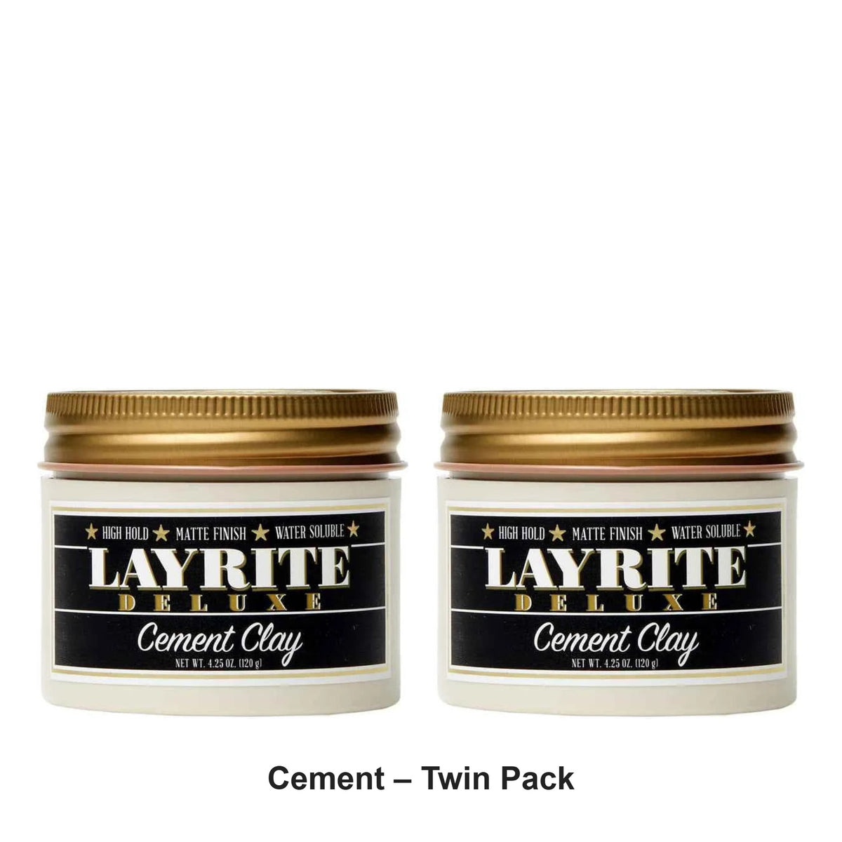 Layrite - Cement – Twin Pack (2 x 120g) – bundle contents: 2 x Layrite - Cement 120g