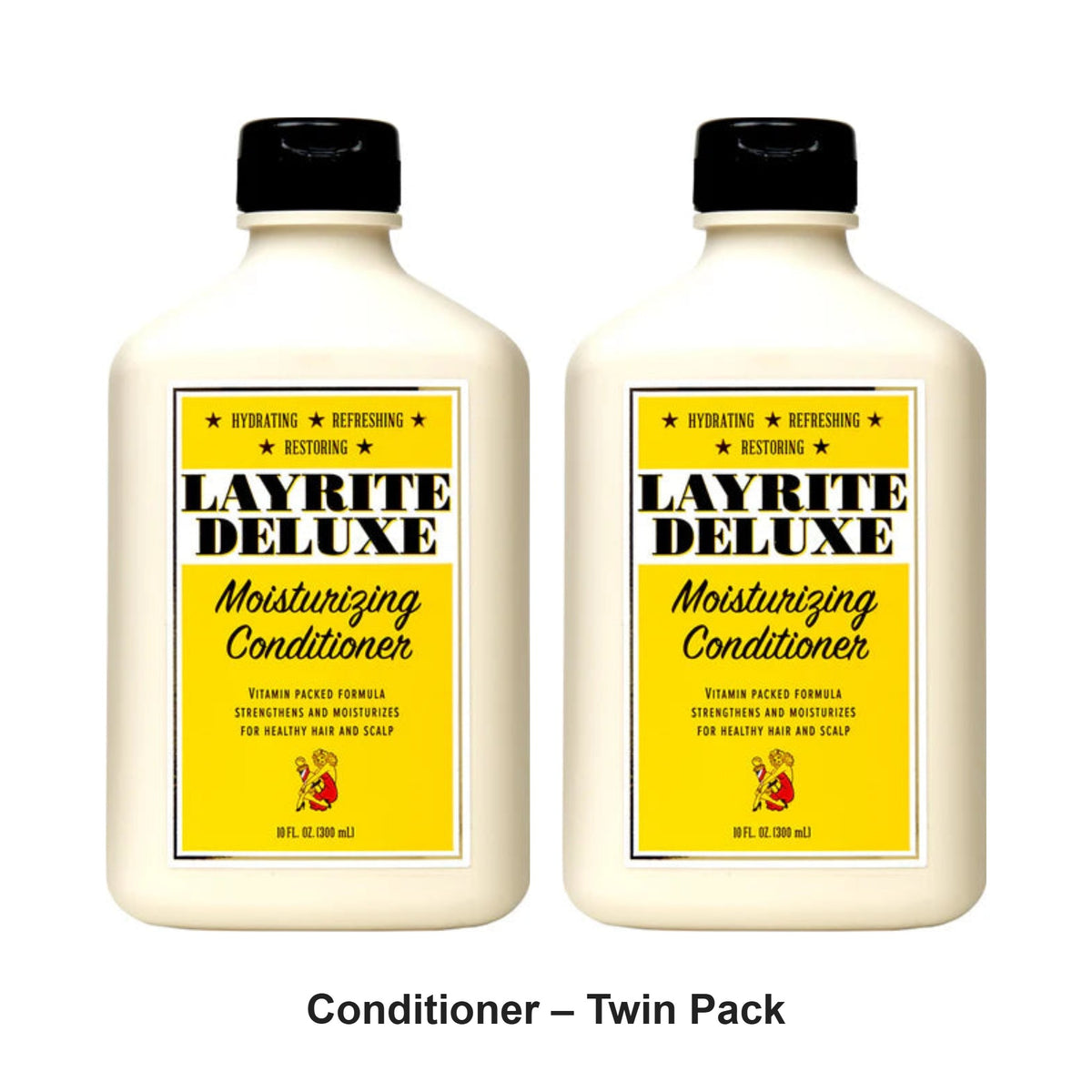 Layrite - Conditioner – Twin Pack (2 x 300ml) – bundle contents: 2 x Layrite - Conditioner 300ml
