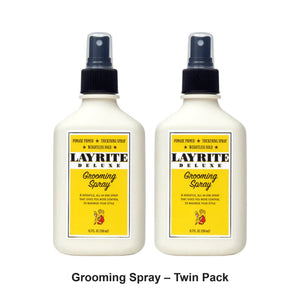 Layrite - Grooming Spray – Twin Pack (2 x 200ml) – bundle contents: 2 x Layrite - Grooming Spray 200ml