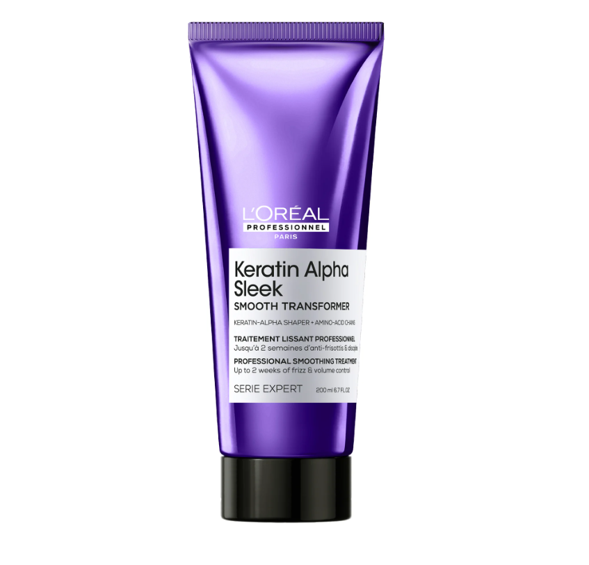 L'Oreal Professionnel - Keratin Alpha Sleek Progressive Treatment 200ml – front of pack