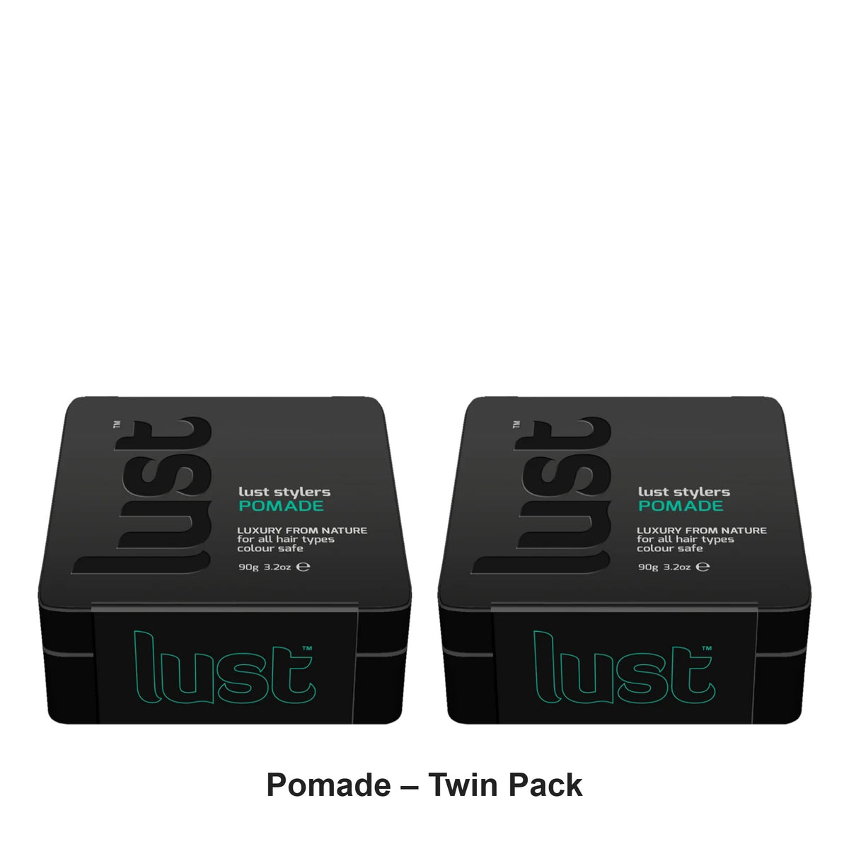 Lust - Pomade – Twin Pack (2 x 90g) – bundle contents: 2 x Lust - Pomade 90g