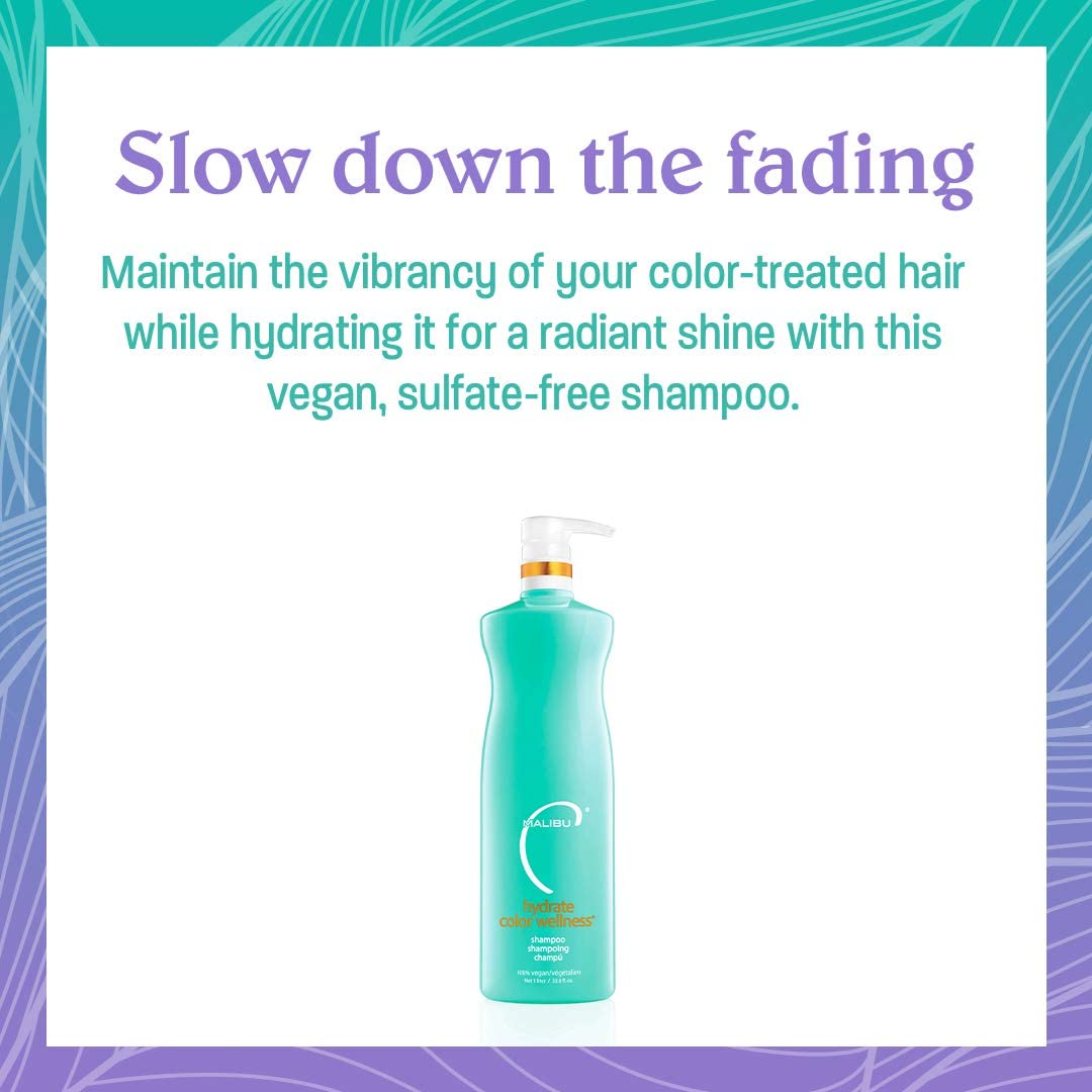 Malibu C - Hydrate Shampoo & Conditioner Duo 1000ml Bundle – Malibu C Hydrate Shampoo 1000ml (detail)