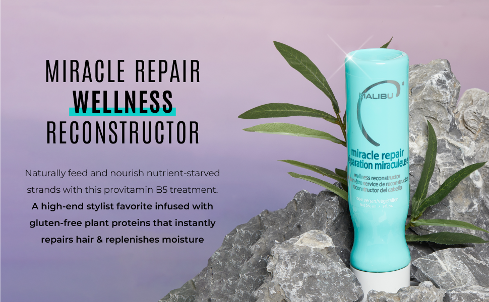 Malibu C Miracle Repair Reconstructor 266ml - image 2