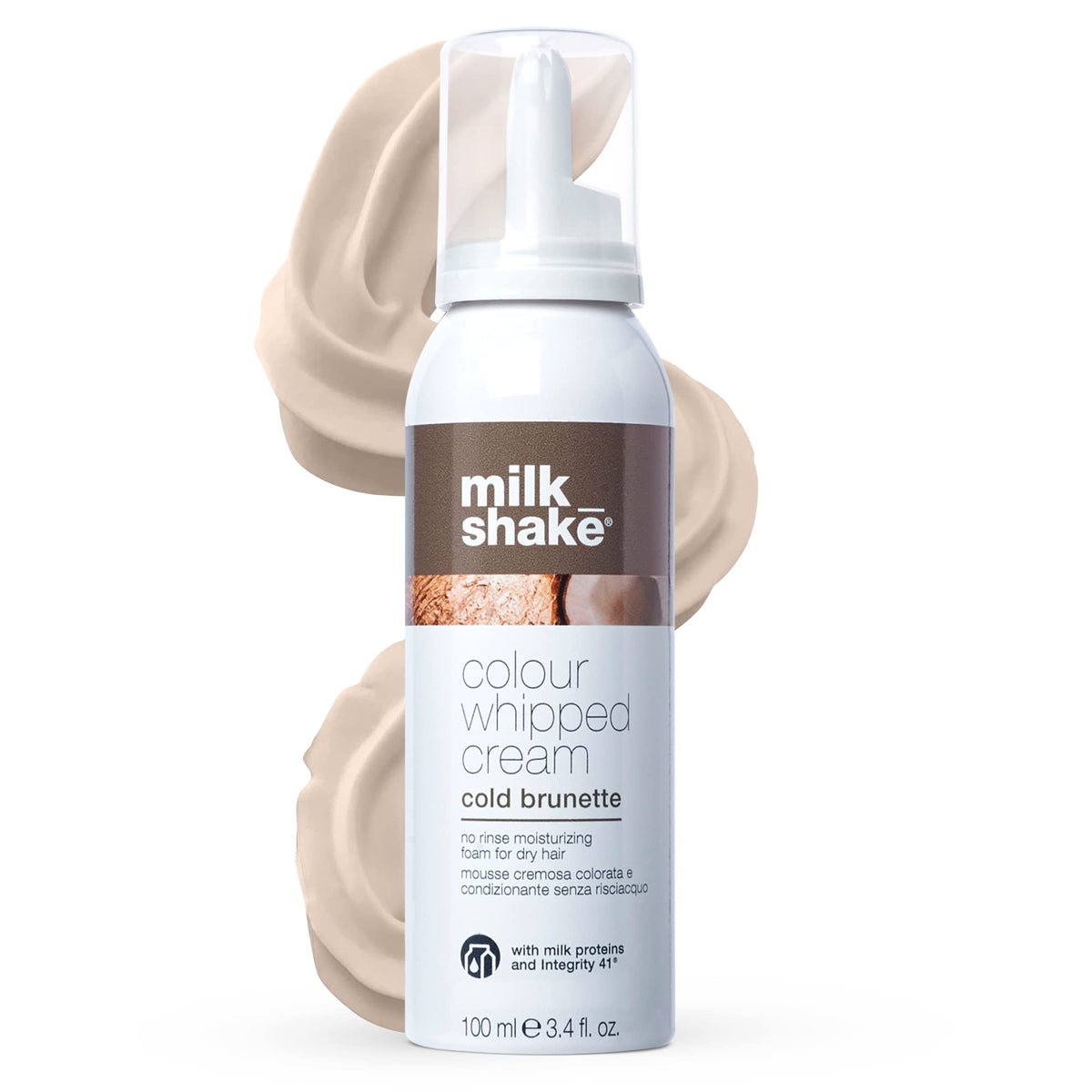Milk Shake - Coloured Whipped Cream Cold Brunette 100ml - Zilion