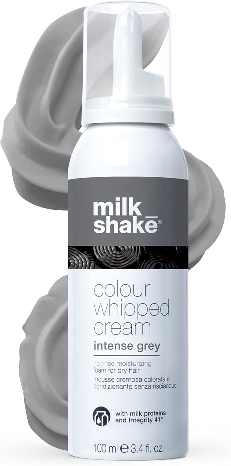 Milk Shake - Coloured Whipped Cream Intense Grey 100ml - Zilion