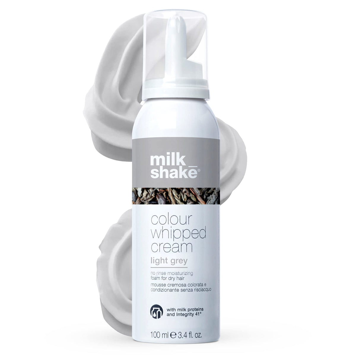 Milk Shake - Coloured Whipped Cream Light Grey 100ml - Zilion