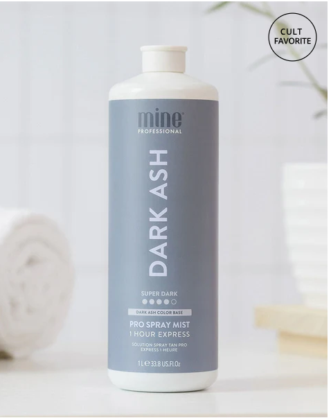 Mine Tan - Dark Ash Pro Spray Mist 1000ml – product image
