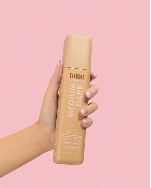 Mine Tan - Medium Dark Self Tan Foam 200ml – product image 3