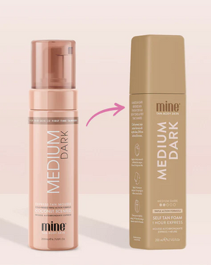 Mine Tan - Medium Dark Self Tan Foam 200ml – product image 6