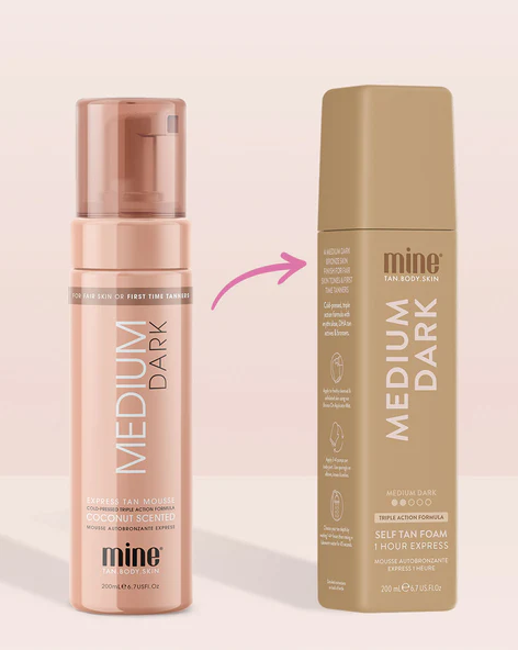 Mine Tan - Medium Dark Self Tan Foam 200ml – product image 6