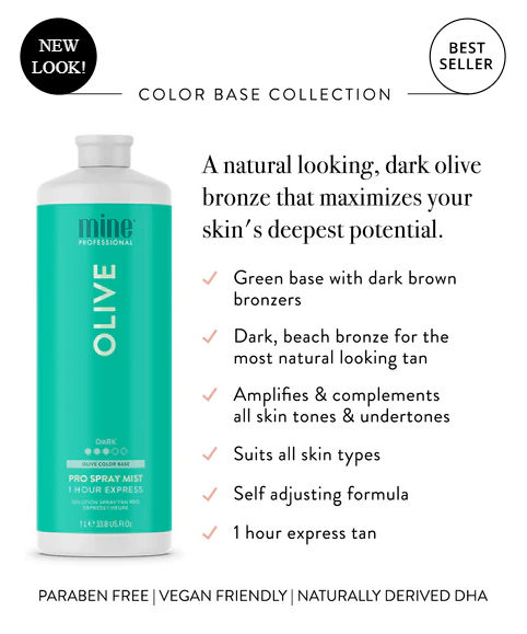Mine Tan - Olive Pro Spray Mist 1000ml – product image 2
