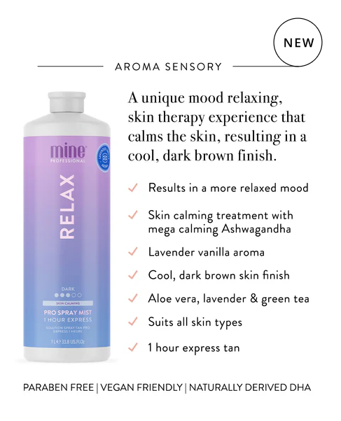 Mine Tan - Relax Pro Spray Mist 1000ml – product image 2
