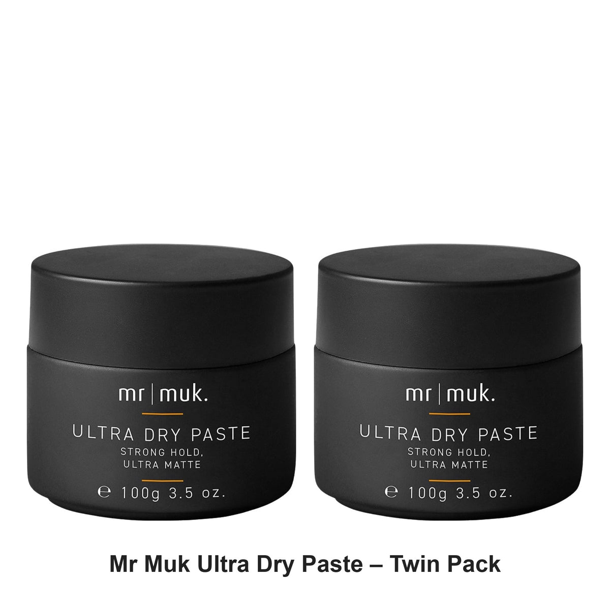 Muk Hair - Mr Muk Ultra Dry Paste – Twin Pack (2 x 100g) – bundle contents: 2 x Muk Hair - Mr Muk Ultra Dry Paste 100g