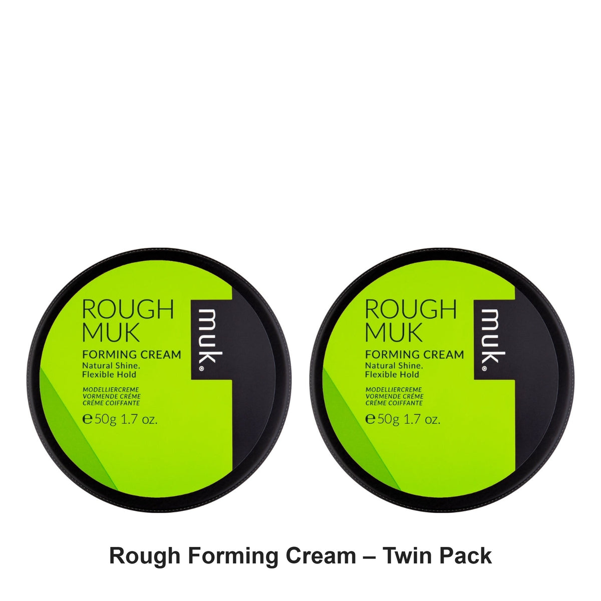 Muk Hair - Rough Forming Cream – Twin Pack (2 x 95g) – bundle contents: 2 x Muk Hair - Rough Forming Cream 95g
