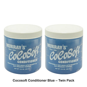 Murrays - Cocosoft Conditioner Blue – Twin Pack (2 x 354g) – bundle contents: 2 x Murrays - Cocosoft Conditioner Blue 354g