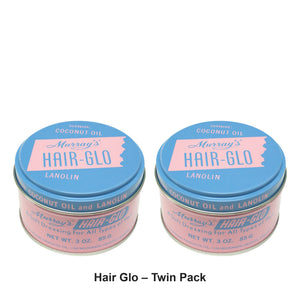 Murrays - Hair Glo – Twin Pack (2 x 85g) – bundle contents: 2 x Murrays - Hair Glo 85g