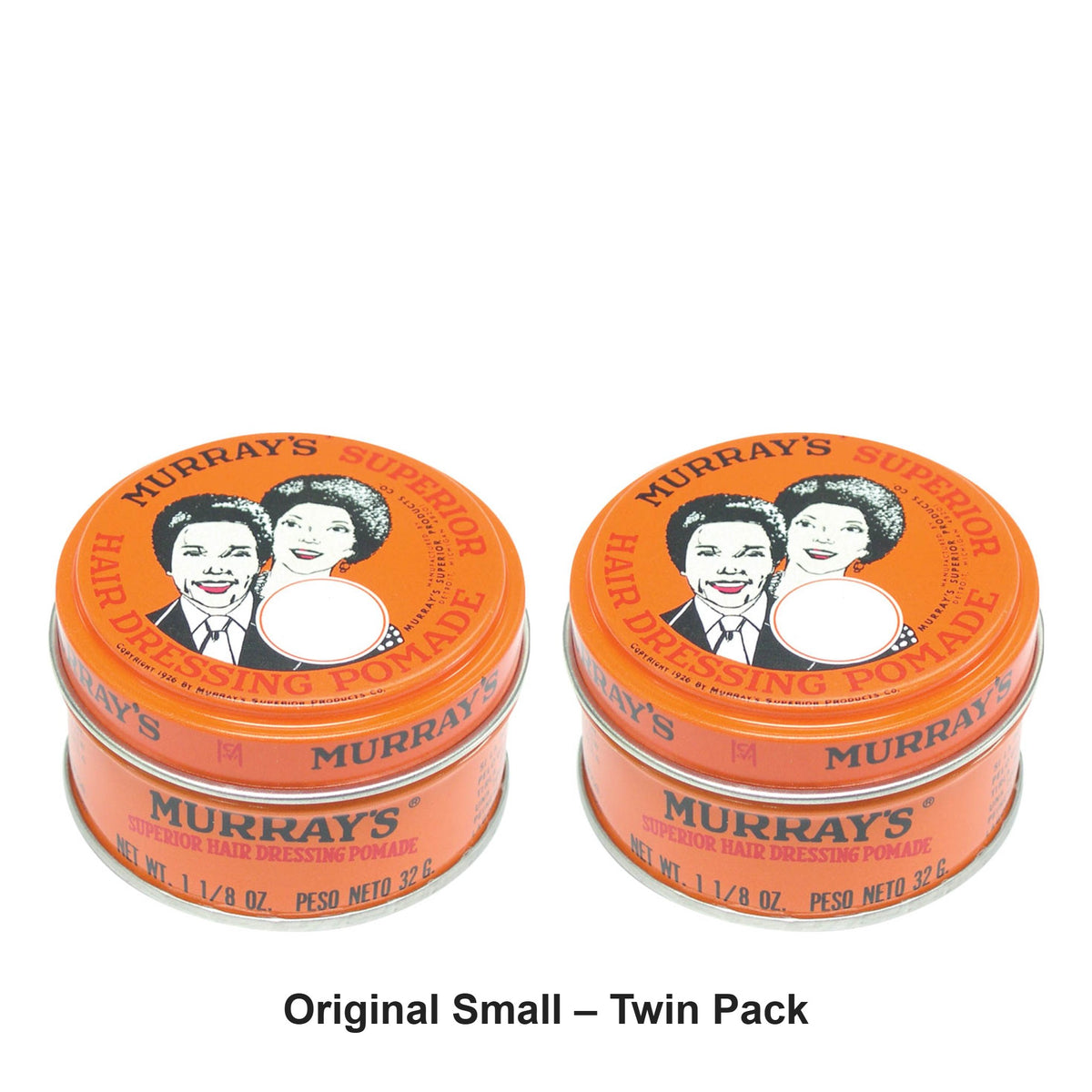Murrays - Original Small – Twin Pack (2 x 32g) – bundle contents: 2 x Murrays - Original Small 32g