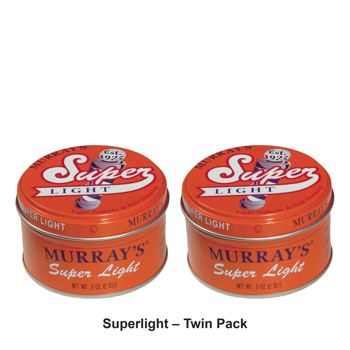 Murrays - Superlight – Twin Pack (2 x 85g) – bundle contents: 2 x Murrays - Superlight 85g