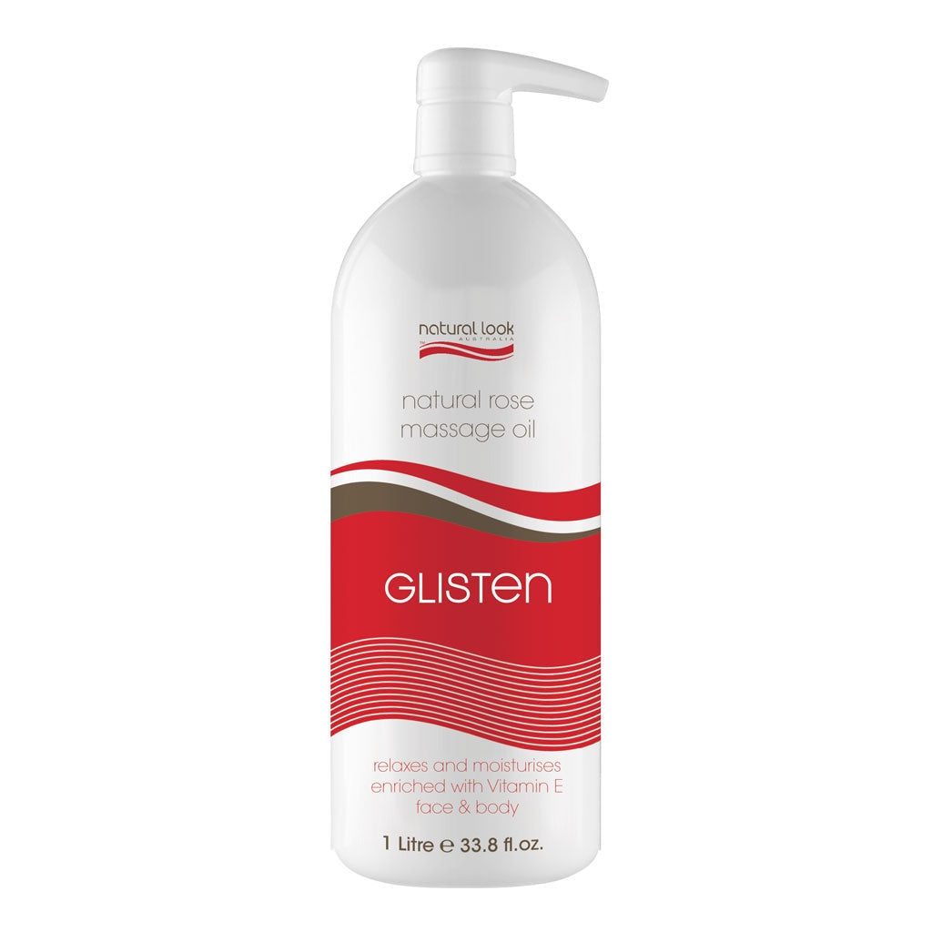 Natural Look - Glisten Rose Massage Oil 1L – product image
