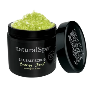 Natural Look - Natural Spa Energy Boost Body Lotion, Sea Salt Scrub & Epsom Salts Trio Bundle – Natural Look Natural Spa Energy Boost Sea Salt Scrub 500g