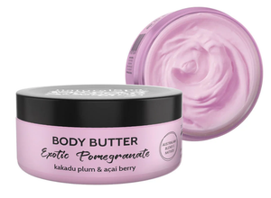 Natural Look - Natural Spa Exotic Pomegranate Body Wash, Butter & Scrub Trio Bundle – Natural Look Natural Spa Exotic Pomegranate Body Butter 200g