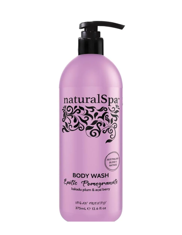 Natural Look - Natural Spa Exotic Pomegranate Body Wash 375ml – product image