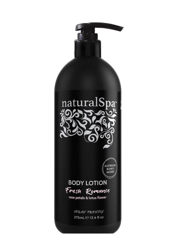 Natural Look - Natural Spa Fresh Romance Body Lotion, Sea Salt Scrub & Epsom Salts Trio Bundle – Natural Look Natural Spa Fresh Romance Body Lotion 375ml