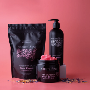 Natural Look - Natural Spa Fresh Romance Body Lotion, Sea Salt Scrub & Epsom Salts Trio Bundle – Natural Look Natural Spa Fresh Romance Body Lotion 375ml (detail)