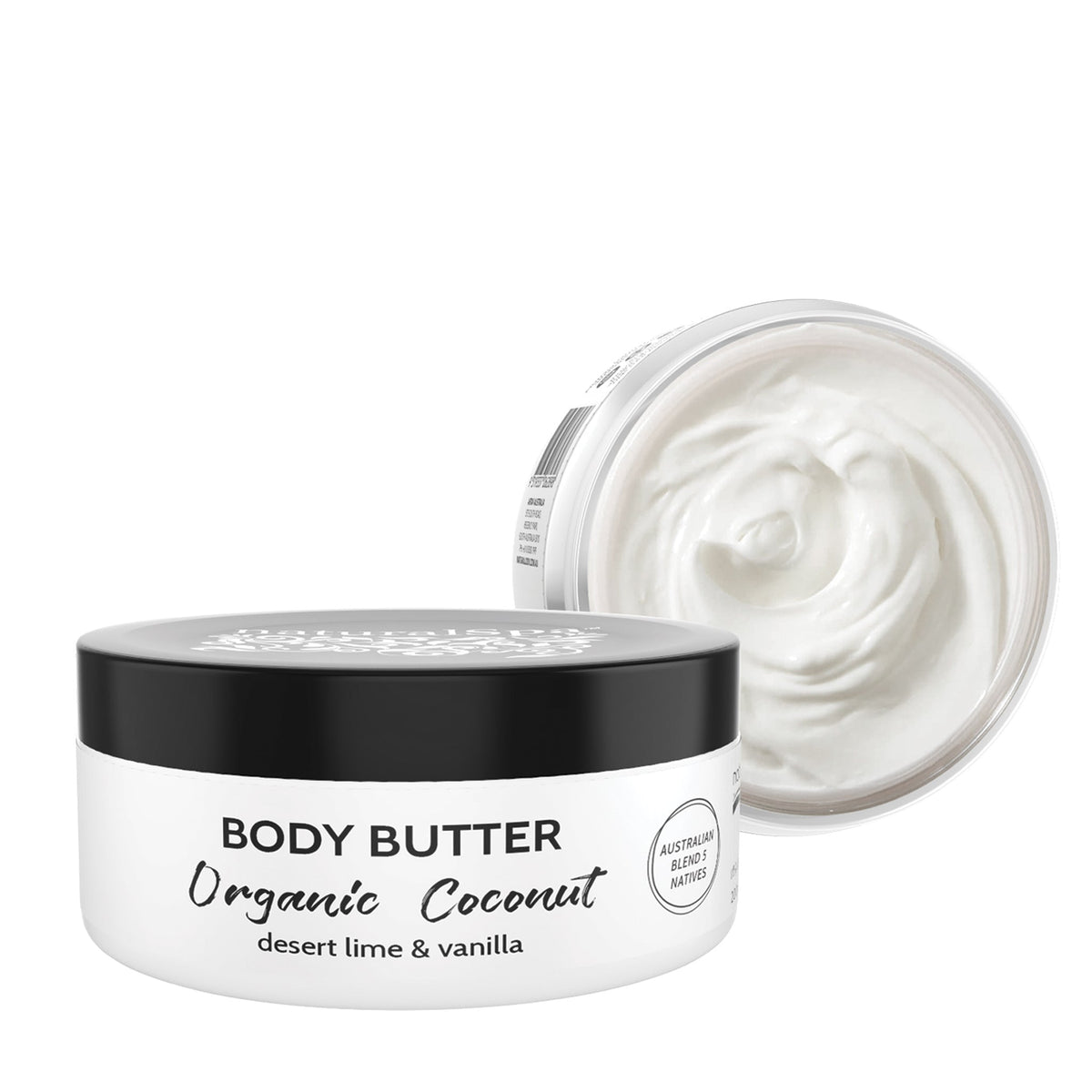 Natural Look - Natural Spa Organic Coconut Body Wash, Butter & Scrub Trio Bundle – Natural Look Natural Spa Organic Coconut Body Butter 200g