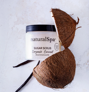 Natural Look - Natural Spa Organic Coconut Body Wash, Butter & Scrub Trio Bundle – Natural Look Natural Spa Organic Coconut Sugar Scrub 500g (detail)