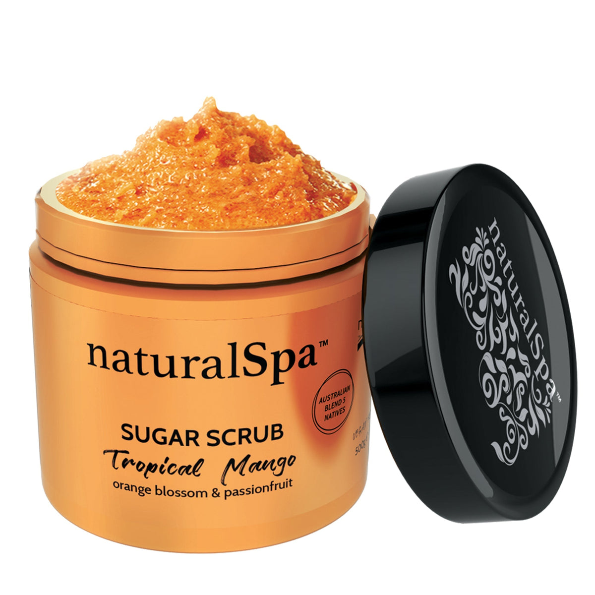 Natural Look - Natural Spa Tropical Mango Body Wash, Butter & Scrub Trio Bundle – Natural Look Natural Spa Tropical Mango Sugar Scrub 500g
