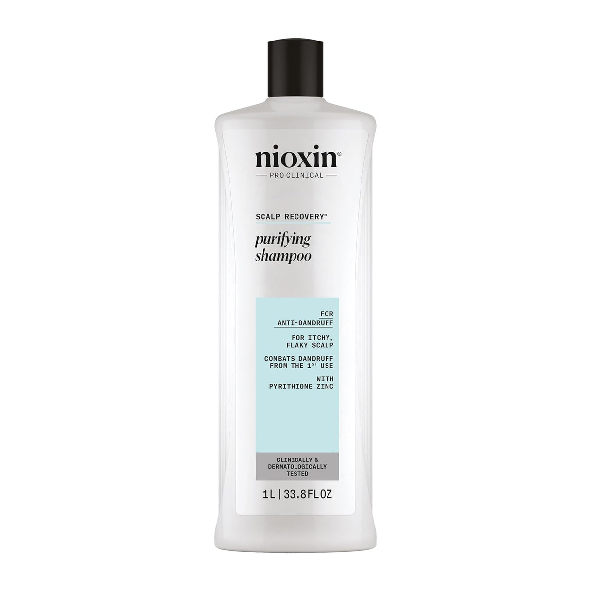 Nioxin Professional - Scalp Recovery Purifying Shampoo & Moisturizing Conditioner Duo 1L Bundle – Nioxin Professional Nioxin Professional Scalp Recovery System Purifying Shampoo 1L