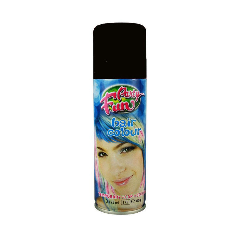 Party Fun - Hair Colour Spray Black 125ml – product image