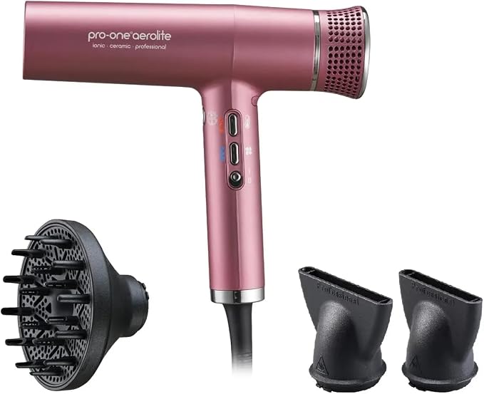 Pro One Aerolite Hairdryer Blush Pink