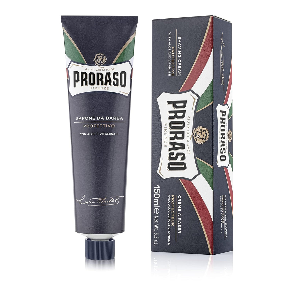 Proraso - Protective Shaving Cream Tube Blue – Twin Pack (2 x 150ml) – Proraso - Protective Shaving Cream Tube Blue 150ml