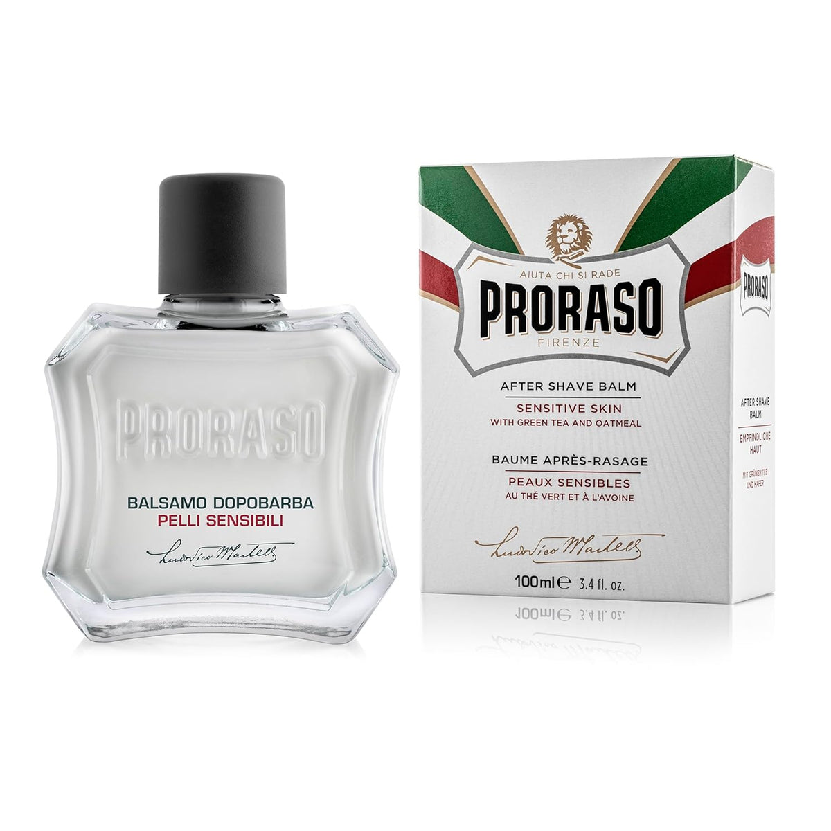 Proraso - Sensitive Aftershave Balm Jar White 100ml - Zilion