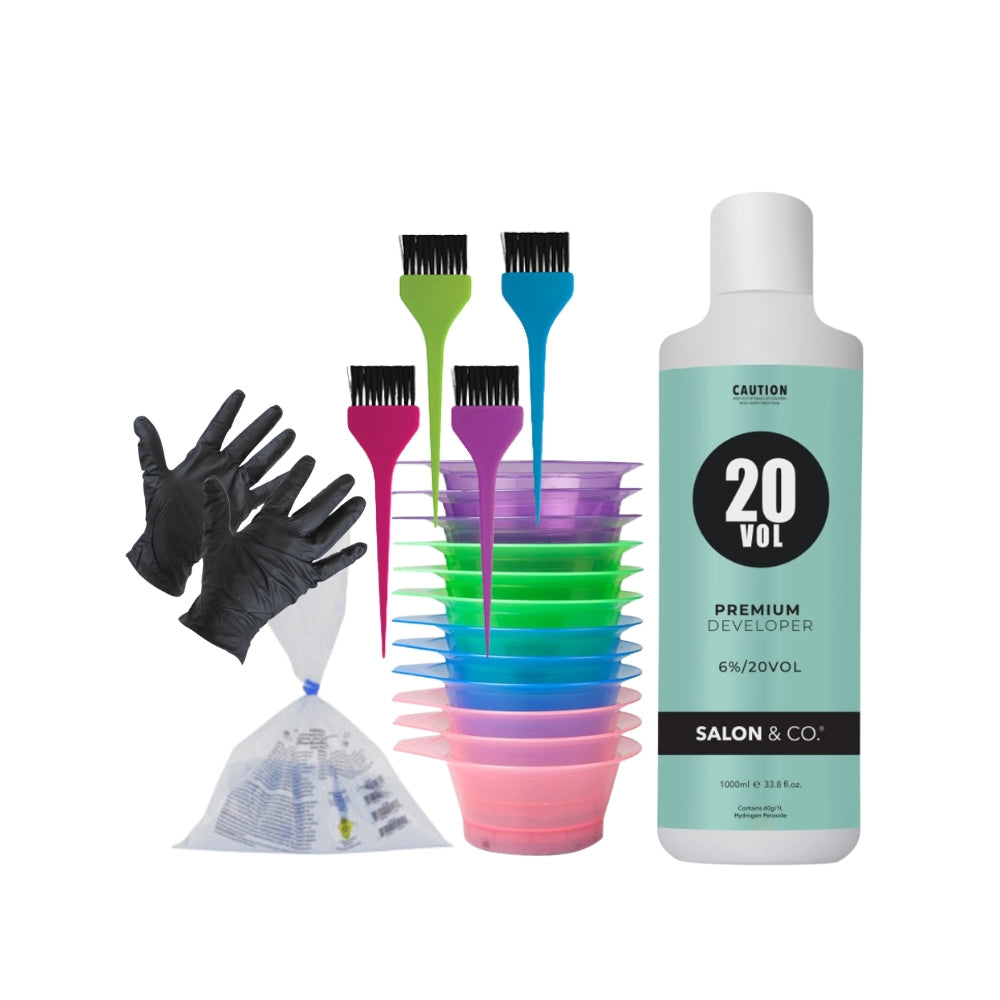 Salon & Co - 20 Vol (6%) Blue Bleach Kit – product image