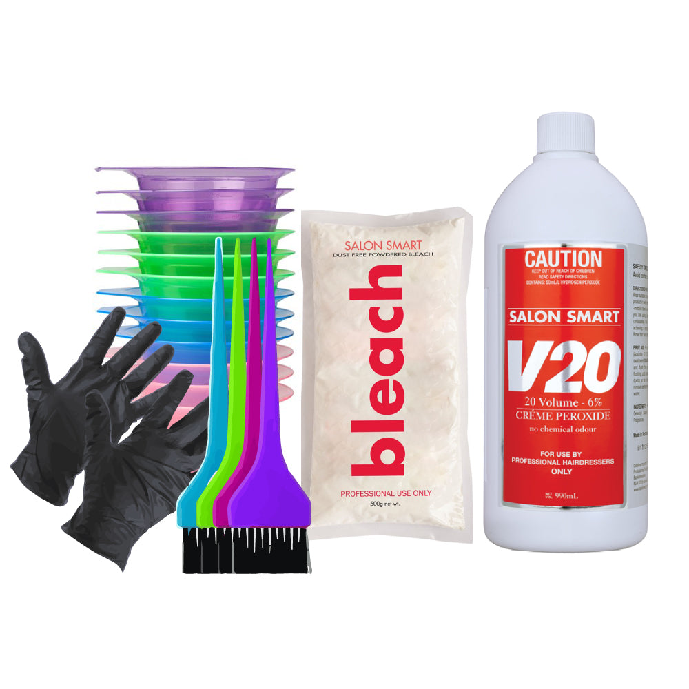 Salon Smart - 20 Vol (6%) White Bleach Kit – product image
