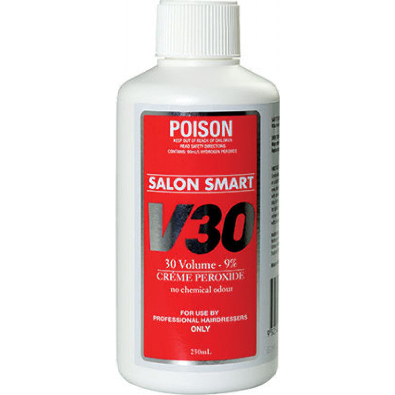 Salon Smart - Creme Peroxide Developer 30 Vol 9% 250ml – front of pack/product