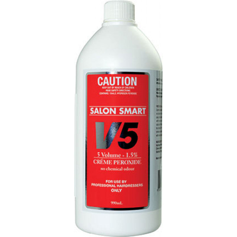 Salon Smart - Creme Peroxide Developer 5 Vol 1.5% 1L – front of pack/product