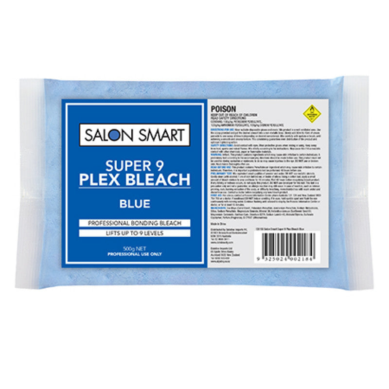Salon Smart - Super 9 Plex Bonding Bleach Blue 500g – front of pack/product