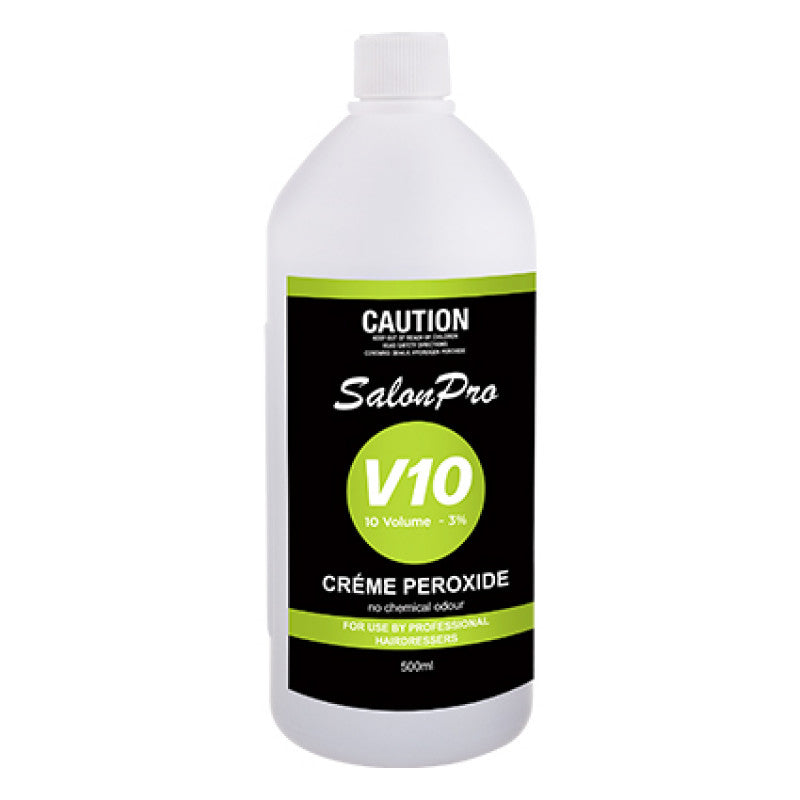 SalonPro - Cream Peroxide 10 Vol 3% 500ml – front of pack/product