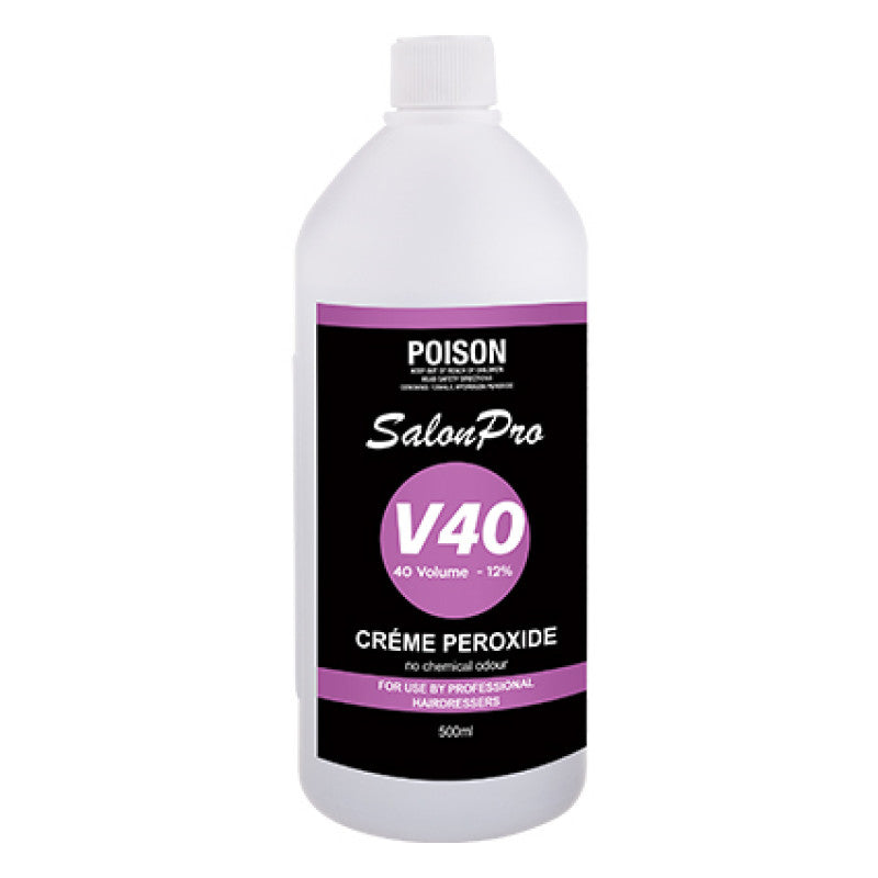 SalonPro - Cream Peroxide 40 Vol 12% 500ml – front of pack/product