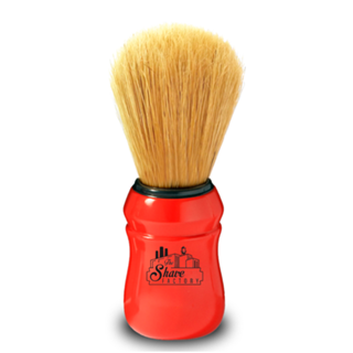 Shaving Factory - Large Boar Bristle Shaving Brush Red – product image