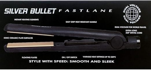 Silver Bullet Fastlane Ceramic Hair Straightener 25mm - image 4