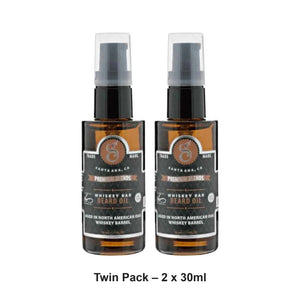 Suavecito - Beard Oil Premium Blends Whiskey Bar – Twin Pack (2 x 30ml) – bundle contents: 2 x Suavecito - Beard Oil Premium Blends Whiskey Bar 30ml