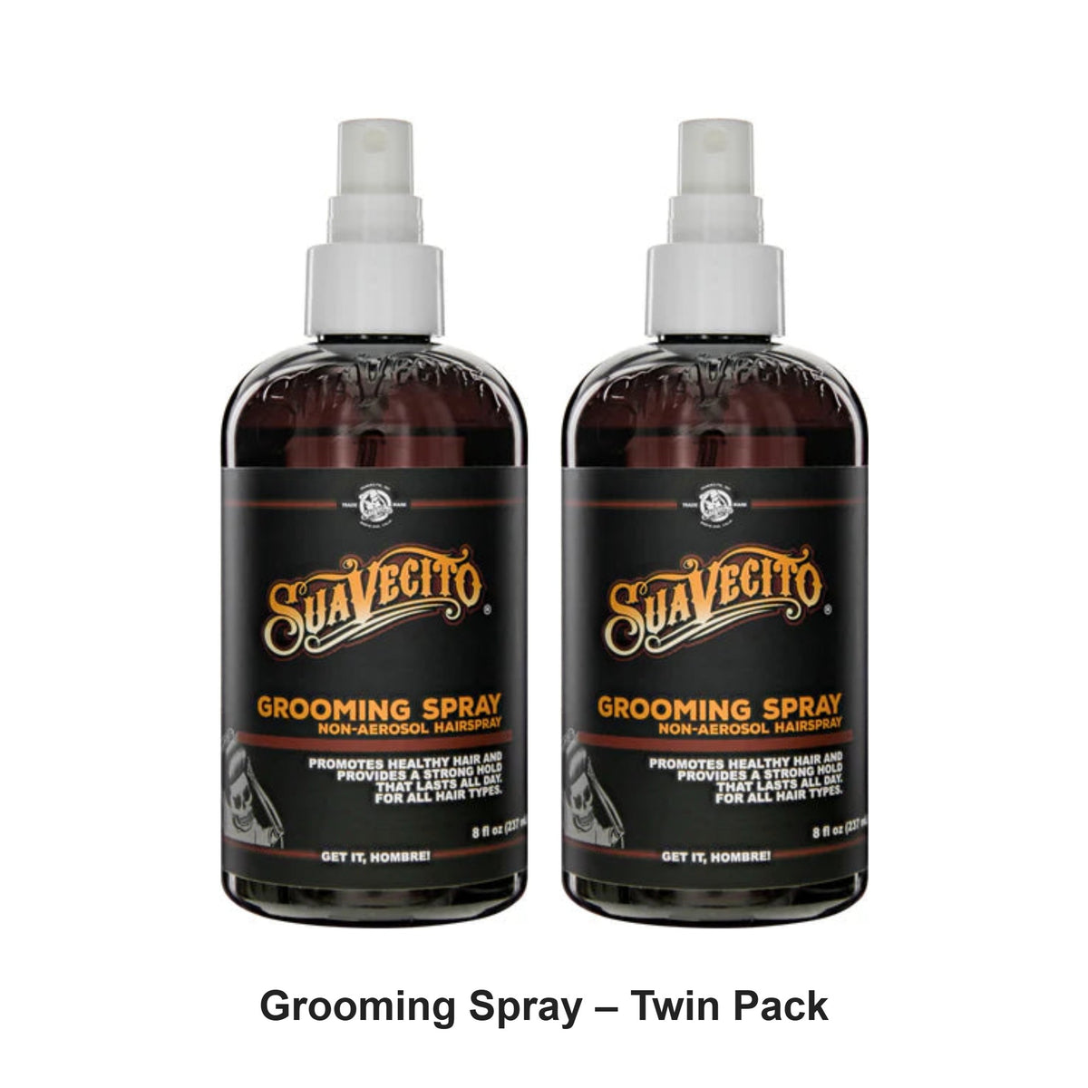 Suavecito - Grooming Spray – Twin Pack (2 x 237ml) – bundle contents: 2 x Suavecito - Grooming Spray 237ml