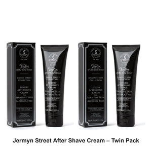 Taylor of Old Bond Street - Jermyn Street After Shave Cream – Twin Pack (2 x 75ml) – bundle contents: 2 x Taylor of Old Bond Street - Jermyn Street After Shave Cream 75ml