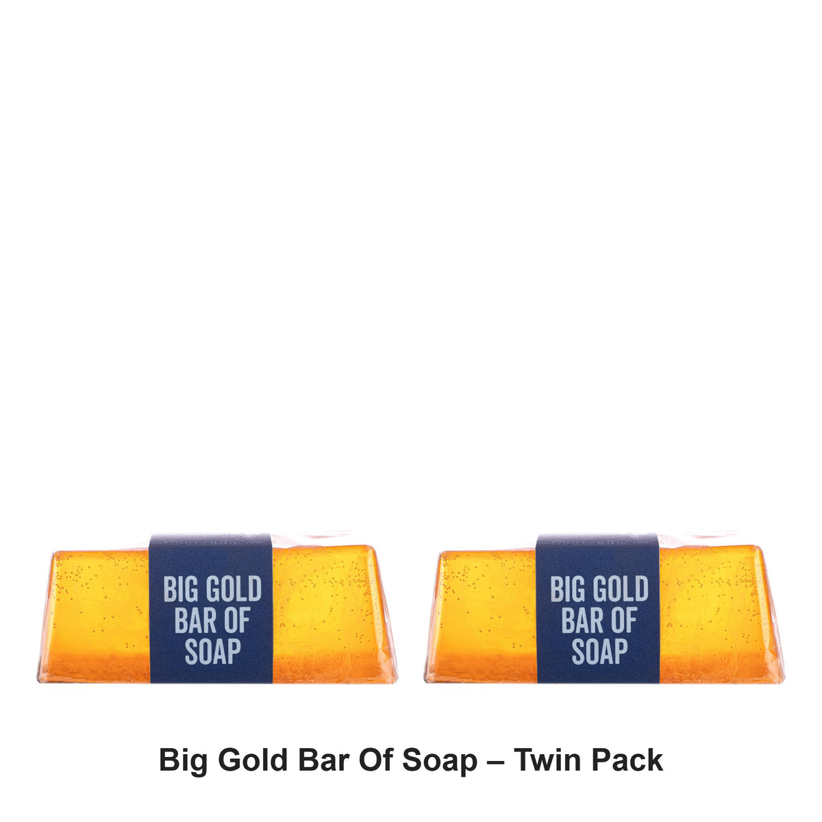 The Bluebeards Revenge - Big Gold Bar Of Soap – Twin Pack (2 x 175g) – bundle contents: 2 x The Bluebeards Revenge - Big Gold Bar Of Soap 175g